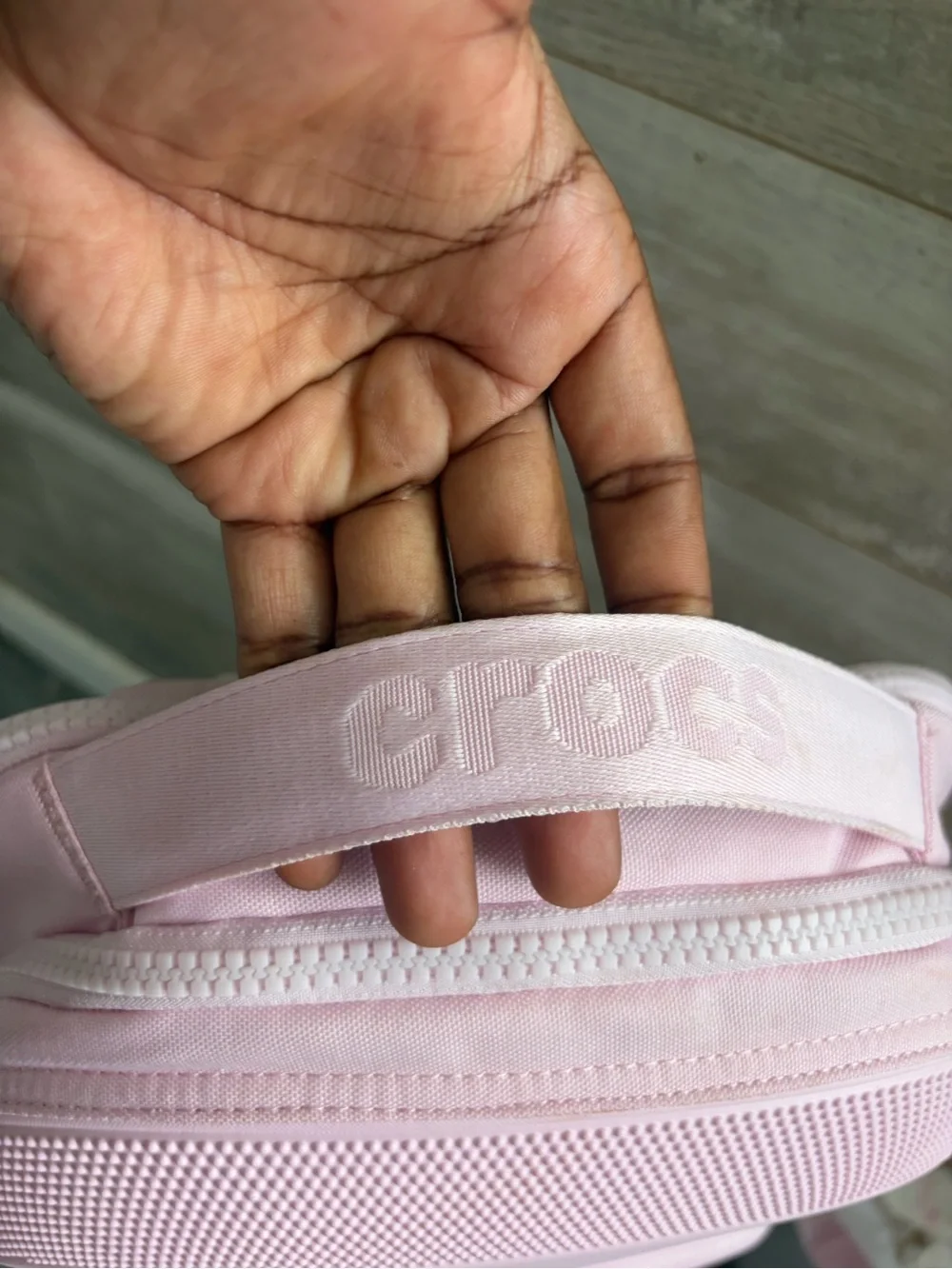 CROCS  backpack in Pink Milk Color